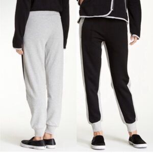 Vertigo Soft Color Block Black/Grey Joggers